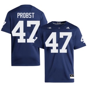 Navy Men #47 College Football Nittany Lions Aidan Probst Game Jerseys 845621-359