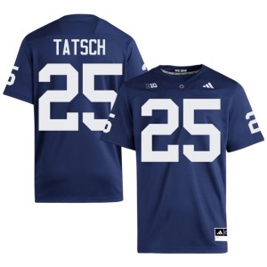 Navy College Football #25 Penn State Alex Tatsch Embroidery Mens Jerseys 255779-242