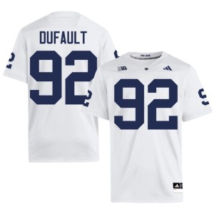 White Alumni Mens #92 PSU Andrew Dufault College Football Jersey 288758-901