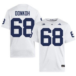White PSU Anthony Donkoh Embroidery Mens #68 College Football Jerseys 479841-517