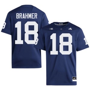 Navy Mens PSU #18 2026 Benjamin Brahmer College Football Jerseys 425619-148