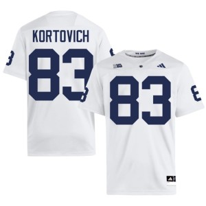 White Men's Penn State #83 Brian Kortovich College Football 2026-27 Jersey 799758-652