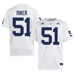 White Nittany Lions #51 Stitched Men Brock Riker College Football Jerseys 855063-613