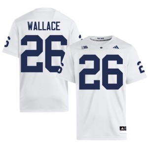 White Men's PSU Nittany Lions Player College Football #26 Cam Wallace Jerseys 213302-242