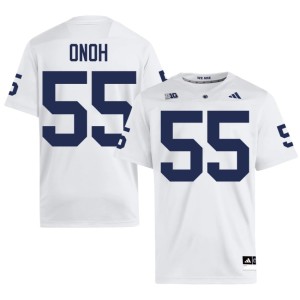 White Alumni Men's Chimdy Onoh #55 College Football PSU Nittany Lions Jersey 923901-246