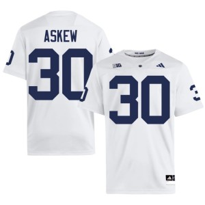 White #30 Christian Askew PSU Nittany Lions College Football Official Men's Jersey 820963-240