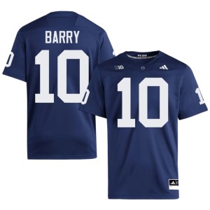 Navy College Football #10 Replica Mens Connor Barry PSU Nittany Lions Jersey 541869-228
