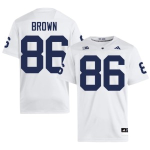 White #86 Men's Roaring Lions Courtney Brown College Football Embroidery Jerseys 308112-421