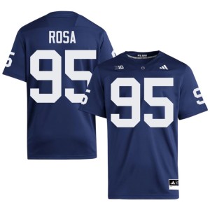 Navy Cristiano Rosa Replica #95 Men's College Football PSU Lions Jersey 367474-778