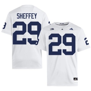 White University D'Antae Sheffey Mens College Football #29 PSU Nittany Lions Jersey 371868-700