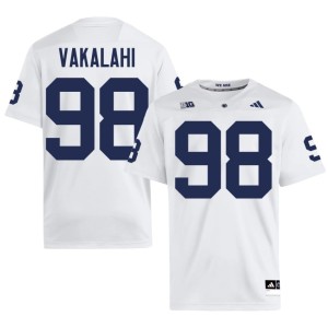 White Men NCAA Dallas Vakalahi Penn State Lions College Football #98 Jersey 663717-969