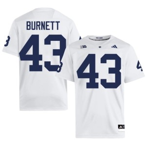 White #43 Men PSU Nittany Lions Alumni Dayshaun Burnett College Football Jerseys 356595-397