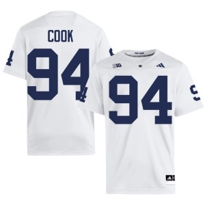 White De'Andre Cook Lions College Football Men's #94 2026 Jerseys 409753-367