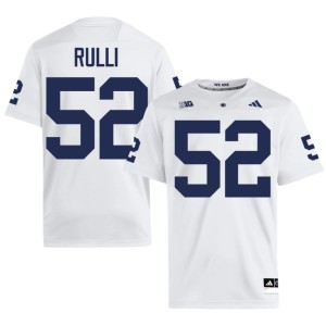 White Dominic Rulli College Football Penn State Nittany Lions #52 Men's Replica Jerseys 721148-402