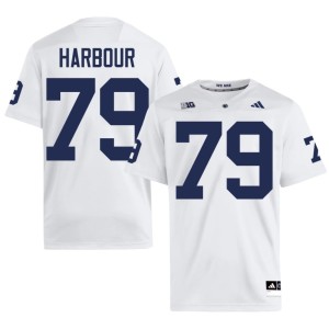 White Men's Embroidery Roaring Lions Donnie Harbour College Football #79 Jersey 706090-484