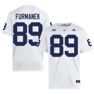 White PSU Men's Finn Furmanek Stitched #89 College Football Jerseys 917640-343