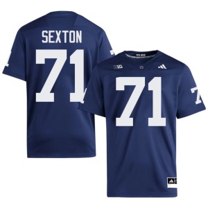 Navy #71 PSU Nittany Lions Alumni Garrett Sexton College Football Mens Jersey 511213-105