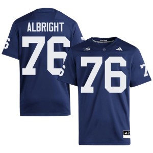 Navy Men's #76 College Football Player Roaring Lions Hunter Albright Jersey 684832-167