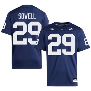 Navy #29 College Football Embroidery PSU Lions Hunter Sowell Men Jerseys 490727-878