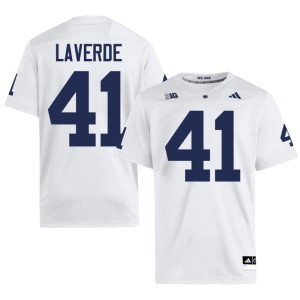 White College Football Men's Jake LaVerde #41 Limited Penn State Lions Jersey 182180-340