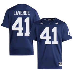 Navy Men Player #41 Jake LaVerde Penn State Nittany Lions College Football Jerseys 499201-597