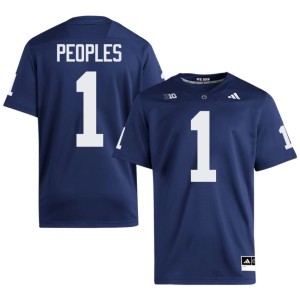 Navy Men's #1 James Peoples Replica Nittany Lions College Football Jerseys 427856-834