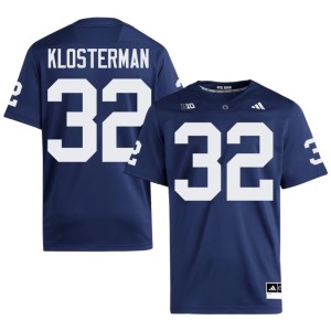 Navy John Klosterman #32 College Football Men Roaring Lions Replica Jersey 153004-133