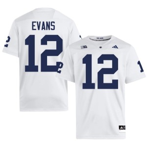 White Men's Kase Evans Penn State College Football High School #12 Jersey 402088-428