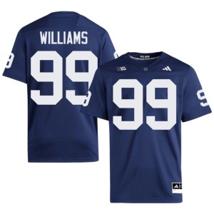 Navy #99 Keanu Williams Player College Football Penn State Nittany Lions Mens Jerseys 333867-542