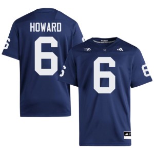 Navy Replica College Football Koby Howard Men #6 PSU Jerseys 300275-596