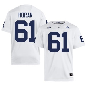 White Liam Horan Penn State Lions Player #61 Men's College Football Jerseys 412475-353