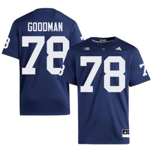 Navy #78 Mens Malachi Goodman College Football Lions Replica Jerseys 872371-513