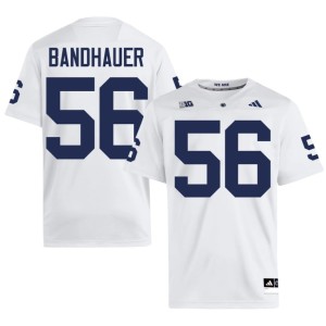 White Mens #56 Mason Bandhauer College Football Nittany Lions Player Jerseys 739385-774