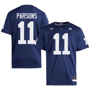 Navy Lions University Micah Parsons Mens #11 College Football Jersey 467168-331