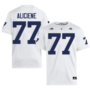 White Owen Aliciene Limited Nittany Lions Mens #77 College Football Jerseys 646886-495