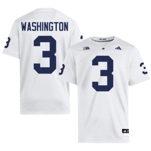 White Penn State College Football Replica Men #3 Parker Washington Jersey 620858-851