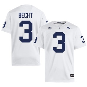 White #3 Men's College Football Nittany Lions NCAA Rocco Becht Jerseys 552359-407