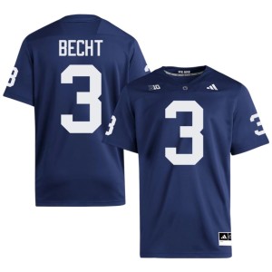 Navy #3 Men College Football Player Rocco Becht Penn State Nittany Lions Jersey 681801-804