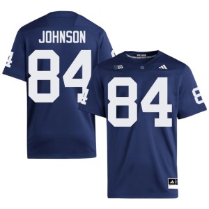Navy Theo Johnson Mens #84 Official College Football Nittany Lions Jerseys 571442-238