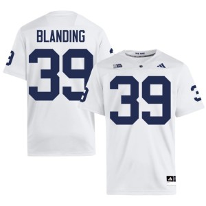White Penn State College Football Ty Blanding #39 Men's Game Jersey 858046-839