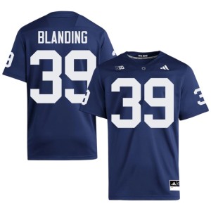 Navy Men's Ty Blanding #39 Stitched College Football Penn State Lions Jersey 137487-671