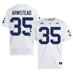 White Tyler Armstead #35 Penn State Lions College Football Mens Limited Jersey 639079-373