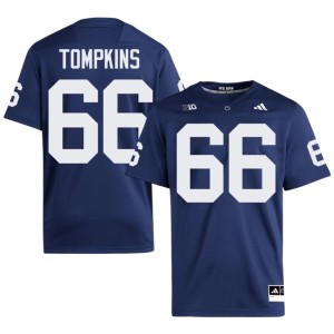 Navy Will Tompkins Limited Mens College Football #66 PSU Jerseys 446693-464