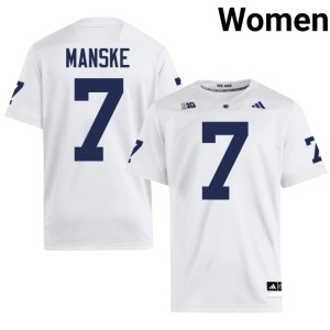 White #7 Roaring Lions Women's Alex Manske College Football 2026 Jerseys 574877-154