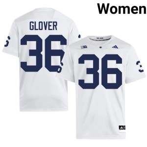 White Amar'e Glover Official Women Lions College Football #36 Jersey 537879-828