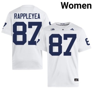 White #87 Andrew Rappleyea College Football 2026 Womens PSU Nittany Lions Jerseys 558513-195