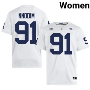 White Women Armstrong Nnodim #91 Lions 2026 College Football Jersey 989287-393