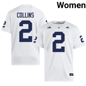 White 2026-27 Audavion Collins Women's College Football #2 Nittany Lions Jerseys 807272-731
