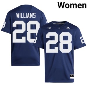 Navy College Football Women's Bryson Williams Nittany Lions #28 High School Jersey 505946-909