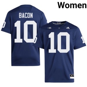 Navy 2026-27 #10 Womens Lions Caleb Bacon College Football Jersey 147458-413